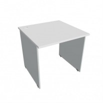 Pracovný stôl Gate, 80x75,5x80 cm, biely/sivý