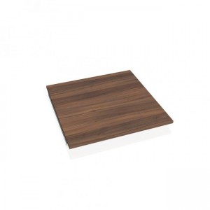 Doplnkový stôl Gate, 80x80 cm, orech