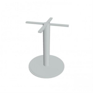 Centrálna noha Hobis, v. 73 cm, kruhová, sivá