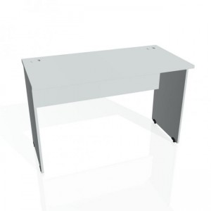 Pracovný stôl Gate, 120x75,5x60 cm, sivý/sivý