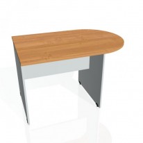 Doplnkový stôl Gate, 120x75,5x80 cm, jelša/sivá