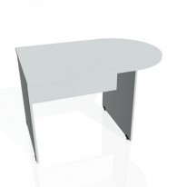 Doplnkový stôl Gate, 120x75,5x80 cm, sivá/sivá