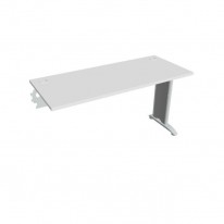 Pracovný stôl Flex, 140x75,5x60 cm, biely/kov