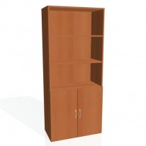 Policová skriňa Drive, 80x185x42 cm, čerešňa/čerešňa