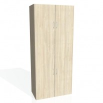 Policová skriňa Drive, 80x185x42 cm, agát/agát