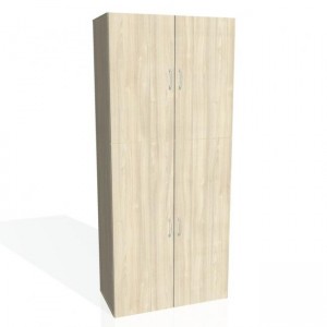 Policová skriňa Drive, 80x185x42 cm, agát/agát