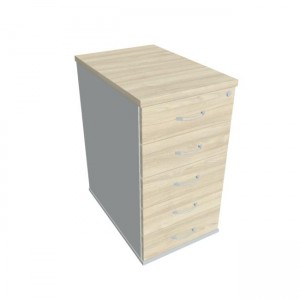 Kontajner Hobis, 40x75,5x60 cm, agát/sivý