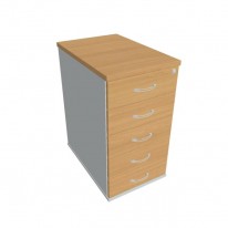 Kontajner Hobis, 40x75,5x60 cm, buk/sivý