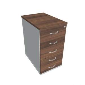 Kontajner Hobis, 40x75,5x60 cm, orech/sivý