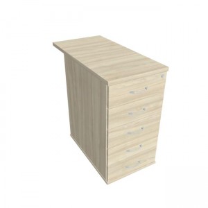 Kontajner Hobis, 40x75,5x80 cm, agát/agát