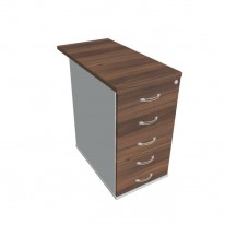 Kontajner Hobis, 40x75,5x80 cm, orech/sivý