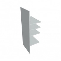 Šatníková vložka Strong, do skrine v.192 cm, sivá