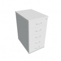 Kontajner Hobis, 40x75,5x60 cm, biely/sivý