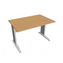 Pracovný stôl Cross, 120x75,5x80 cm, buk/kov