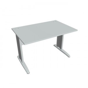 Pracovný stôl Cross, 120x75,5x80 cm, sivý/kov