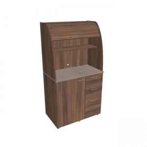 Kuchynka bez vybavenia pravá, 100x189,1x60 cm, orech/orech