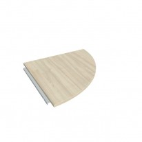 Doplnkový stôl Cross, pravý, 80x80 cm, agát