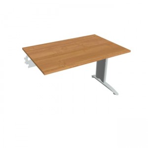 Pracovný stôl Flex, 120x75,5x80 cm, jelša/kov