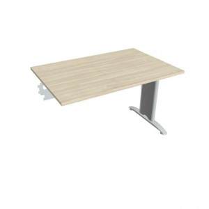 Rokovací stôl Flex, 120x75,5x80 cm, agát/kov