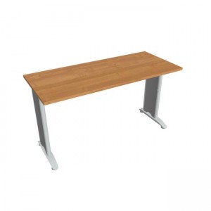 Pracovný stôl Flex, 140x75,5x60 cm, jelša/kov
