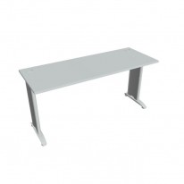 Pracovný stôl Flex, 160x75,5x60 cm, sivý/kov