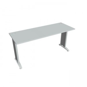 Pracovný stôl Flex, 160x75,5x60 cm, sivý/kov