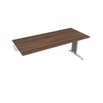 Pracovný stôl Flex, 180x75,5x80 cm, orech/kov