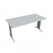 Rokovací stôl Flex, 160x75,5x80 cm, sivý/kov