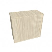 Prídavná skriňa k stolu Hobis, zámok, P, 80x75,5x40 cm, agát