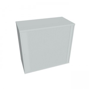 Prídavná skriňa k stolu Hobis, zámok, P, 80x75,5x40 cm, sivá