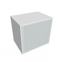 Prídavná skriňa k stolu Hobis, zámok, P, 80x75,5x60 cm, biela