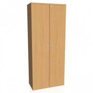 Šatňová skriňa Strong, zámok, 80x192x40 cm, buk/buk