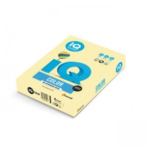 Farebný papier IQ color žltá pastelová YE23, A4 80g