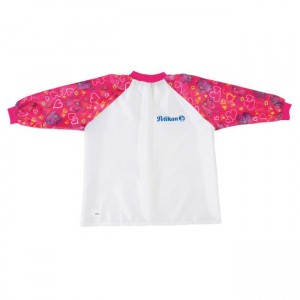 Detská maliarska zástera Pelikan, červené rukávy