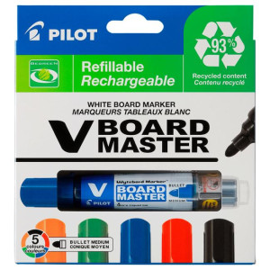 Sada popisovačov na tabule PILOT V-Board master 5S