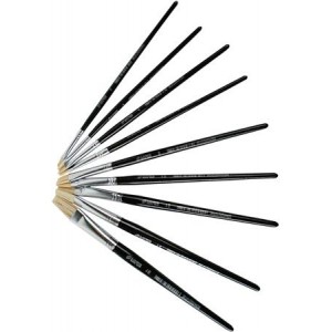 Štetec, no. 14, drevený, PULSE, plochý