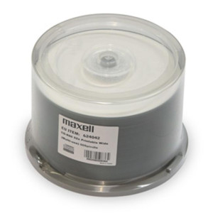 CD-R Maxell Printable 700MB 52x 50ks cake