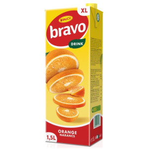Ovocný nápoj Bravo Pomaranč 1,5 ℓ