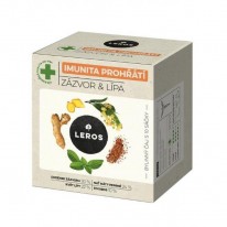 Čaj LEROS Natur Imunita bylinný lipa & zázvor 10x2g