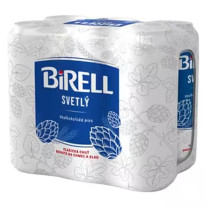 Pivo Birell nealko svetlé 6 x 0,5 ℓ plechovka