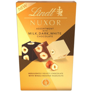 Lindt pralinky Nuxor mix druhov s celými lieskovými orieškami 150g