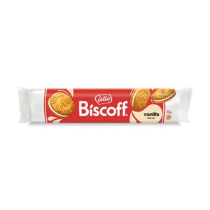 Karamelové sušienky Lotus Biscoff Sandwich vanilka 150g