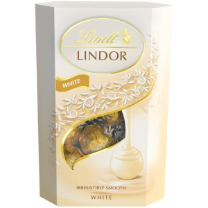 Lindt pralinky Lindor biela čokoláda 200g
