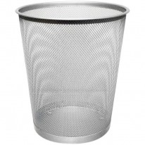 Drôtený kôš 19l strieborný