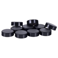 Magnety Q-CONNECT okrúhle, 20 mm, 10 ks, čierne