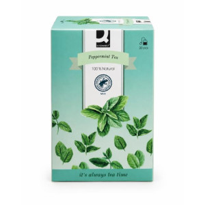 Čaj Q-Connect bylinný Peppermint HB 20 x 1g