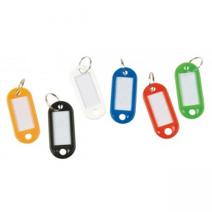 Menovky na kľúče Q-Connect červené 10ks