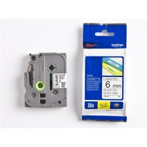 6 mm páska, biely základ/čierne písmenká