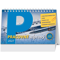 Stolový kalendár stĺpcový 23 x 14 cm - Pracovný 2027