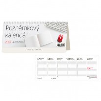 Stolový kalendár poznámkový 2026
